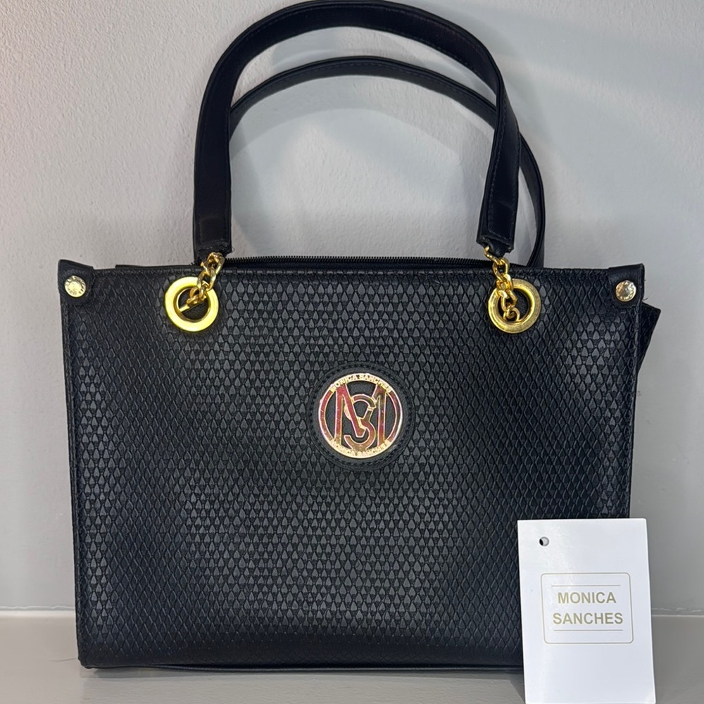 Monica Sanches Authentic Black Handbag
